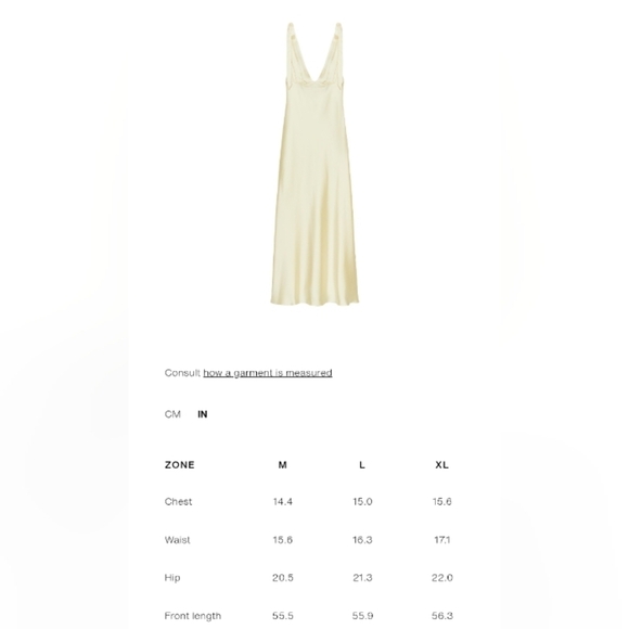 Zara Satin Midi Dress With Ties - Picture 8 of 10